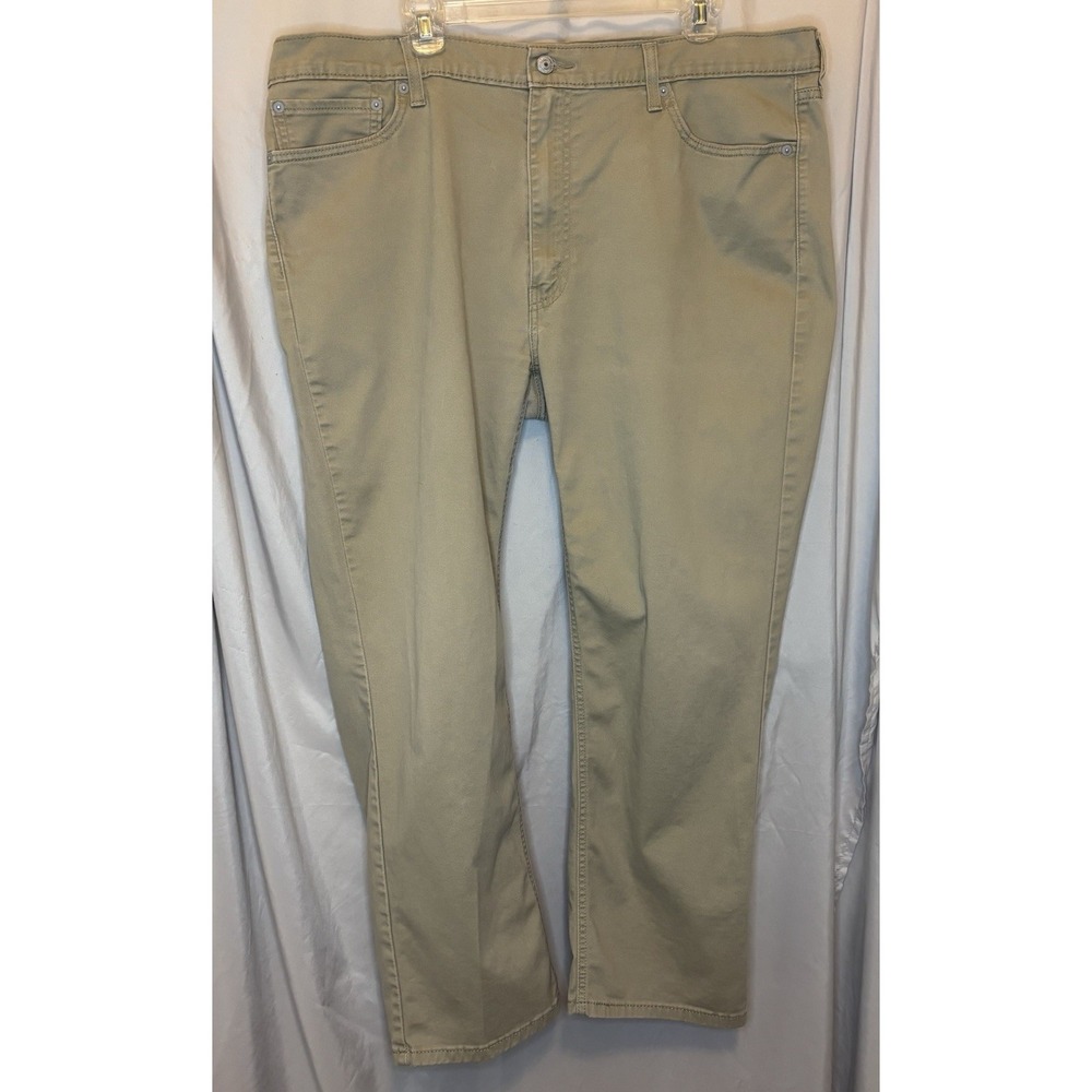 Levis 541 Pants Mens 40-30 (27) Tan Straight Fit Stretch Casual Chino